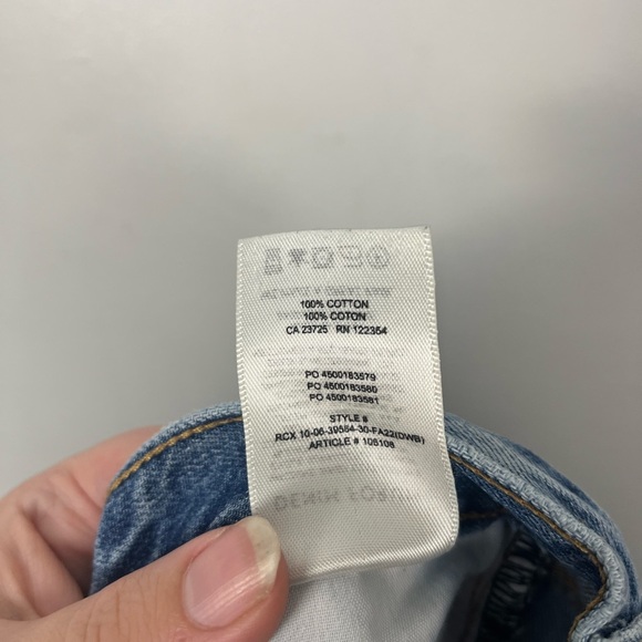 Denim Forum The Marlo High Rise Loose Jeans Size 23 30L light wash - Picture 7 of 9